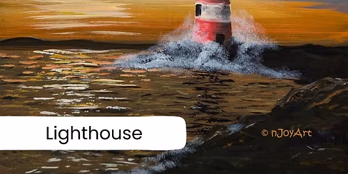 nJoyArt SIP & PAINT @ Macready Theatre, Rugby - Lighthouse