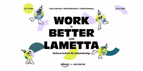 Work is better with lametta | Weihnachtsfeier f\u00fcr Selbstst\u00e4ndige