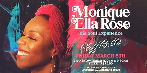 Monique Ella Rose & The Soul Experience Live at Cliff Bell's