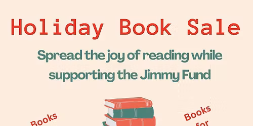 Holiday Book Sale for the Jimmy Fund