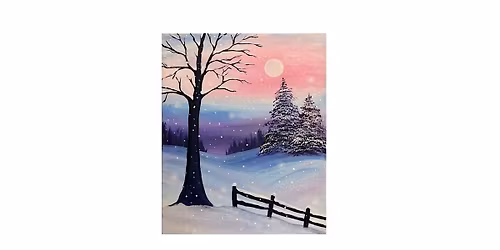 PAINT & SIP "WINTER WONDERLAND" a the Montys Restaurant & Bar