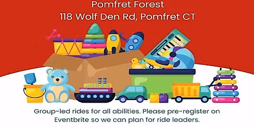 Toy Drive Ride - Pomfret Forest