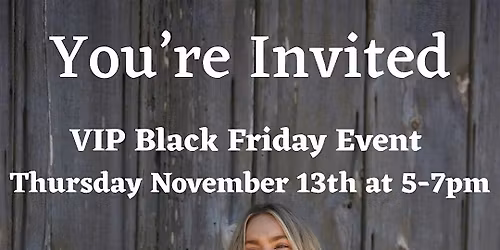 Black Friday VIP Shopping Night