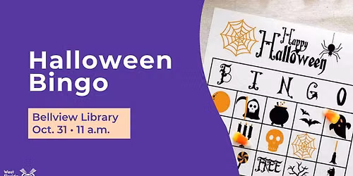 Halloween Bingo at Bellview Library