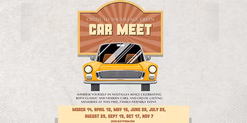 Car Meet - Cruise to Village Green