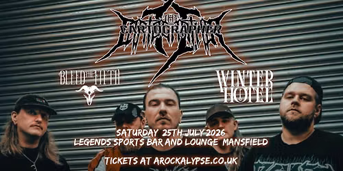 The Cartographer \/\/ Bleed The Fifth \/\/ Winter Hotel plus Afterparty @ Legends, Mansfield
