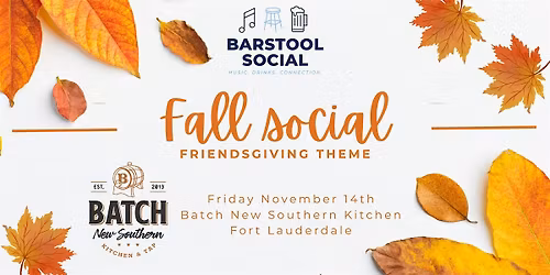 Barstool Social: Friendsgiving Social