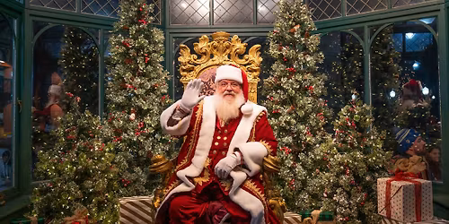 Pictures with Santa in His Crystal House presented by First Heritage Federal Credit Union