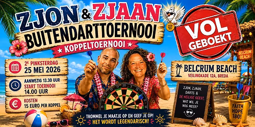 Buitendarttoernooi ( vol geboekt )
