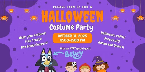 Halloween Costume Party with Bluey