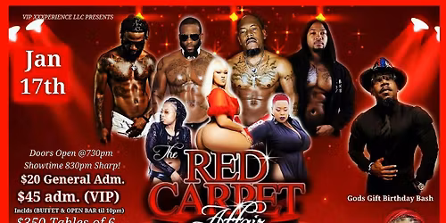 RED CARPET AFFAIR MALE REVUE
