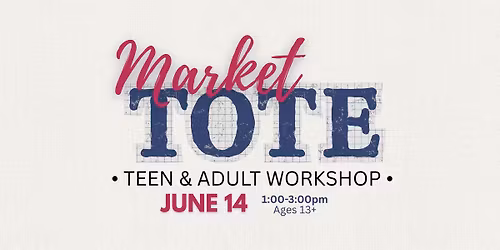 Market Tote Workshop \ud804\udc4d Joyful Art Center