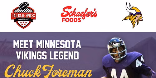 Chuck Foreman Meet and Greet Nisswa