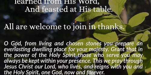 Closing Service