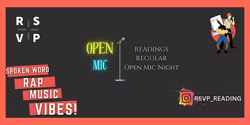 RSVP Open Mic:  A night of Music, Poetry and Vibes!!