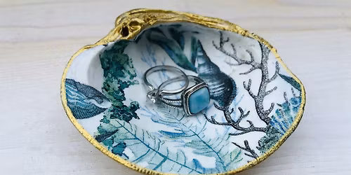 Decoupage Shell Craft Night