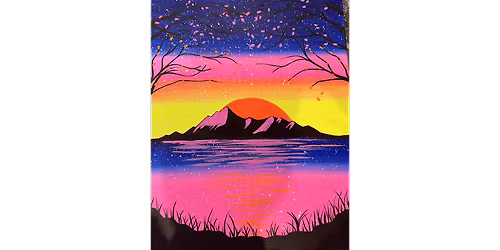 Electric Sunset  - Paint and Sip in Orange County | Classpop!\u2122