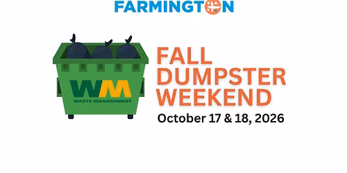 Fall Dumpster Weekend