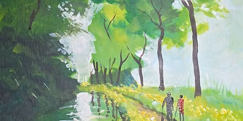 WARRINGTON Paint Night - Wildflower Towpath