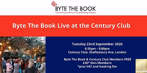 Byte The Book Live at the Century Club (September 2026)