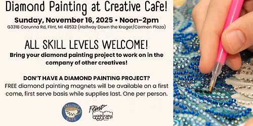 Diamond Painting at Creative Cafe!