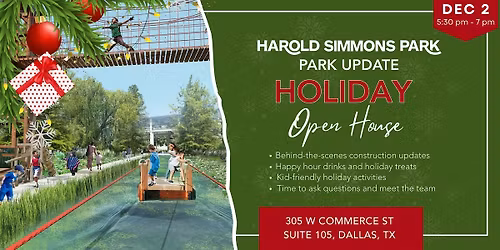 Harold Simmons Park Holiday Open House