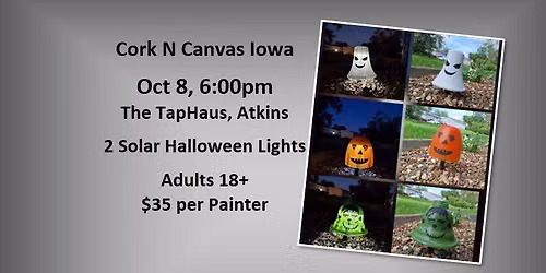 The TapHaus - Spooky Solar lights- Cork N Canvas Iowa