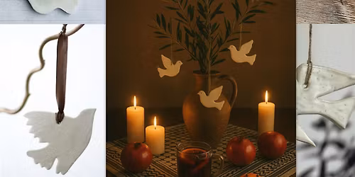 Clay Workshop: Peace Doves for Palestine Festive Fundraiser