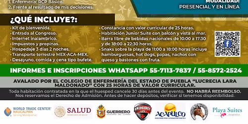 11\u00b0 Congreso Nacional de Enfermer\u00eda en Urgencias "Cuidados Cr\u00edticos en Enfermer\u00eda "