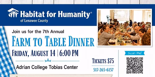7th Annual Farm to Table Dinner
