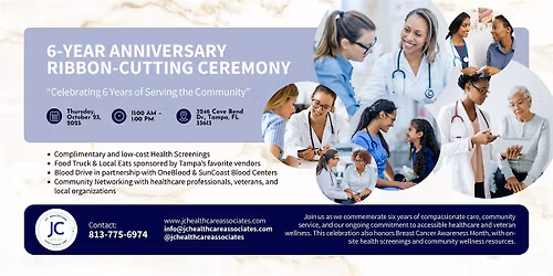 J.C. Healthcare & Associates' 6-Year Anniversary Ribbon-Cutting Ceremony