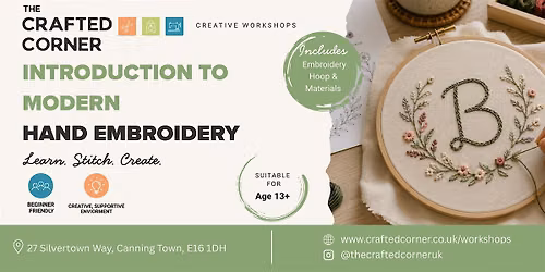 Introduction to Modern Hand Embroidery