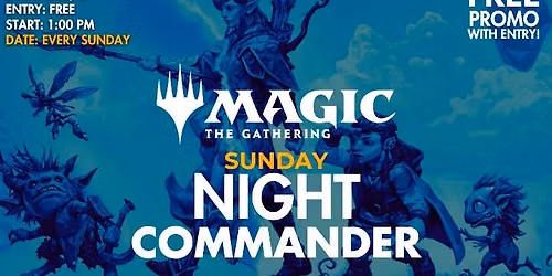 Magic the Gathering Sunday Commander