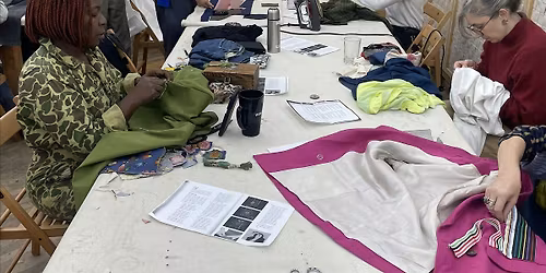 Darn it! Mending Club at The Textile Arts Center