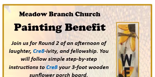 Meadow Branch Church PAINT NIGHT Benefit