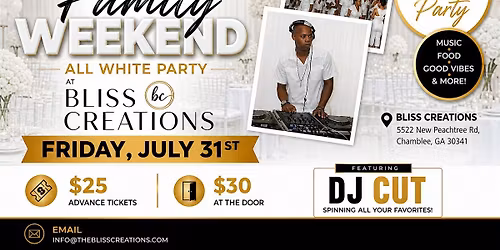 Paterson Meets Atlanta All White Party