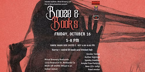Booze and Books: Horror, Weird Lit Book and Trinket Fair