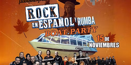 Friendsgiving Rock en Espanol y Rumba Boat Party
