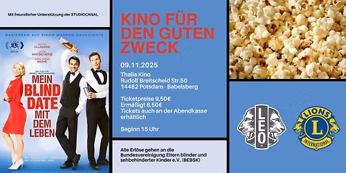 Herbstkino im Thalia: "Mein Blind Date mit dem Leben"