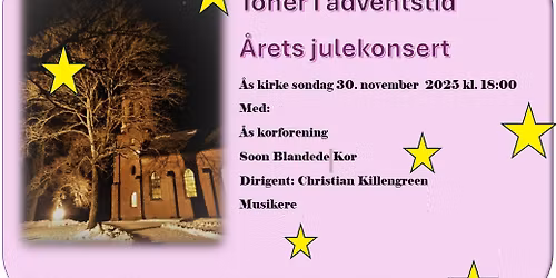 Toner i adventstid - \u00c5rets julekonsert