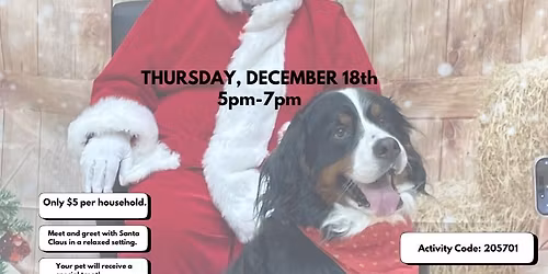 Pet Pictures With Santa