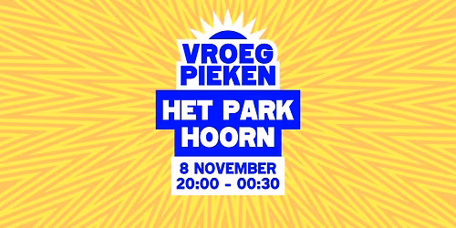 Vroeg Pieken \/\/ Het Park \/\/ Hoorn
