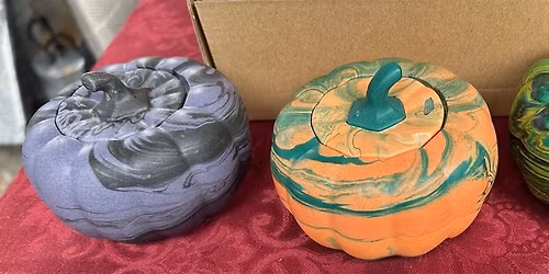 The Jesmonite Autumn Workshop - Pumpkins, Pots & Coasters w/ Objectify