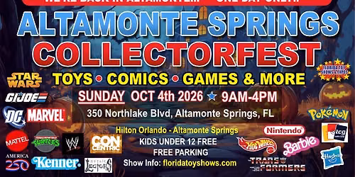 Altamonte Springs Collectorfest Fall 2026