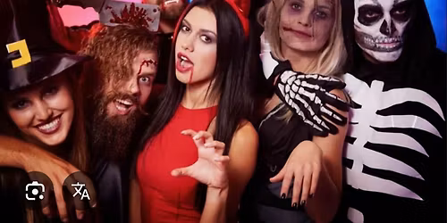 HALLOWEEN COSTUME DJ DANCE PARTY @ the "Backroom Speakeasy" of Donut Villa