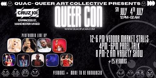QUEER CON- 4th July- Cruz 101