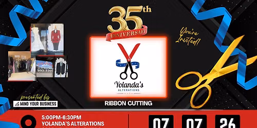 Ribbon Cutting - Yolanda's Alterations, presented by Mind Your Business