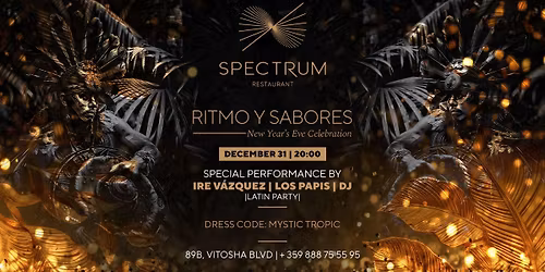 RITMO Y SABORES: NEW YEAR\u2019S EVE 
