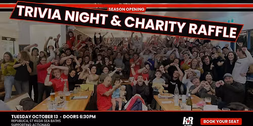 Season Opening Trivia Night & Charity Raffle