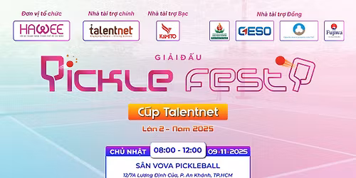 HAWEE PickleFest c\u00fap Talentnet l\u1ea7n 2